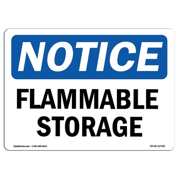 Signmission OSHA, 12" H, 18" W, Peel & Stick Wall Graphic, 18" W, 12" H, Landscape, OS-NS-RD-1218-L-12776 OS-NS-RD-1218-L-12776 - main